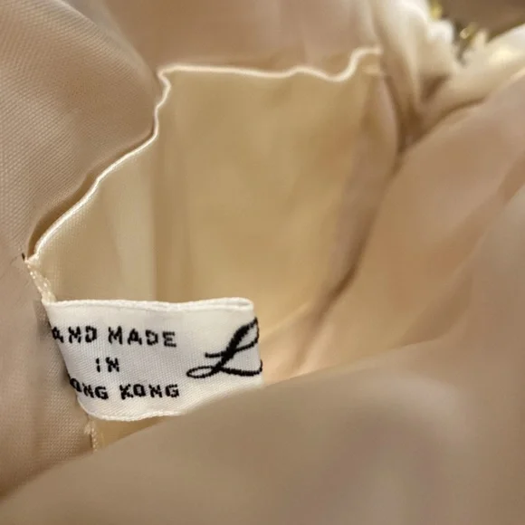 Vintage La Regale Ltd White Beaded Handbag - Picture 8 of 9